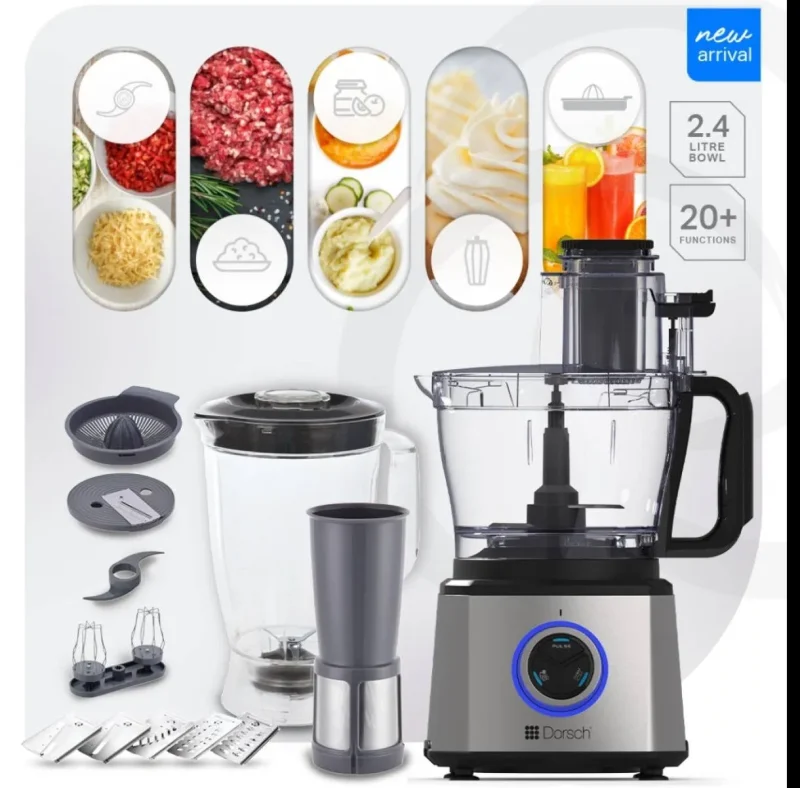 1100w food processor powerful kitchen essential