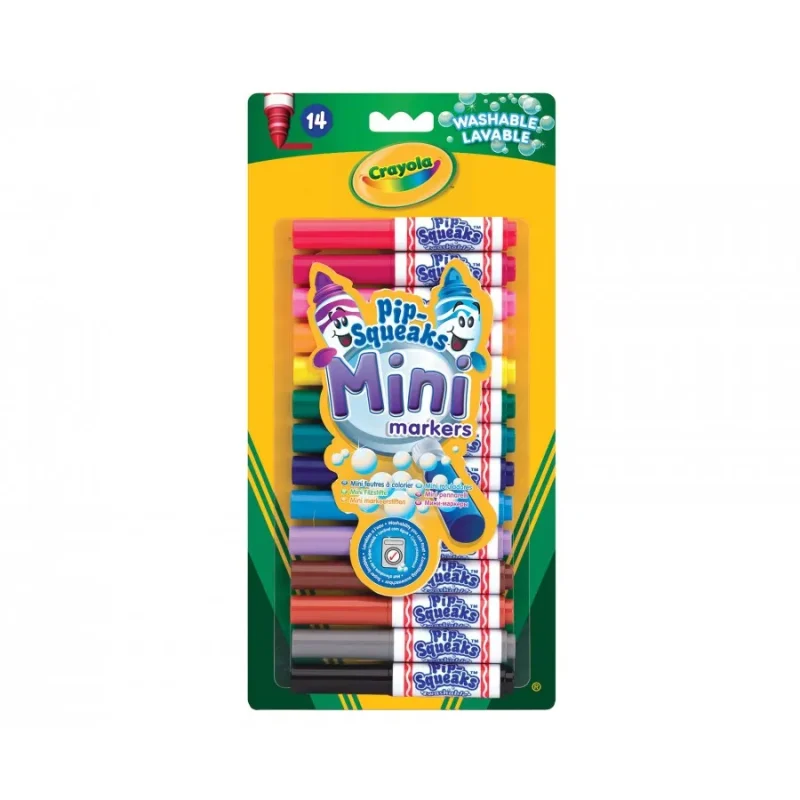 14 mini pipsqueak markers perfect for art craft projects