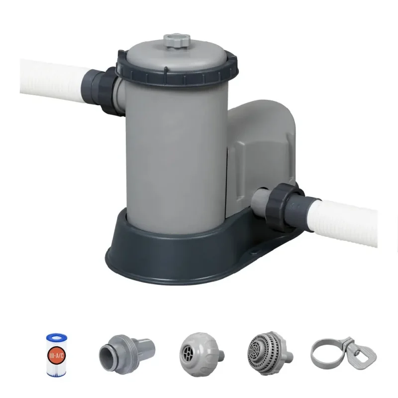 1500 gal hr high flow filter pump