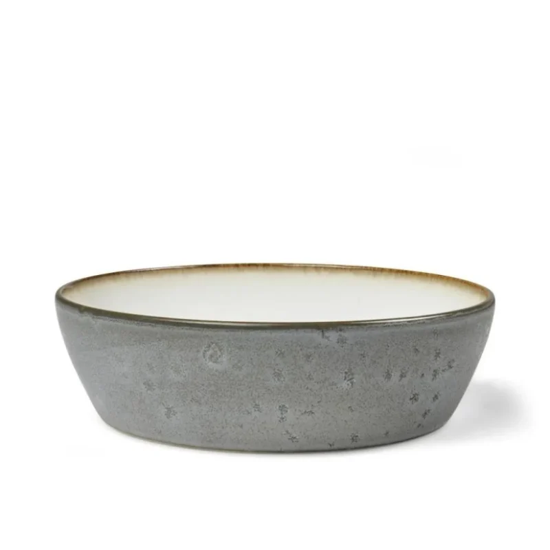 18 cm grey cream bowl for kitchen