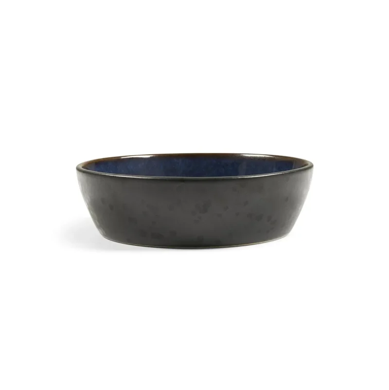 18cm black lilac bowl