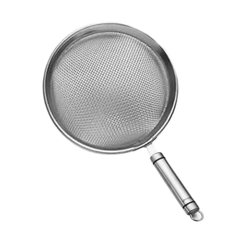 18cm strainer for kitchen easy drain sieve