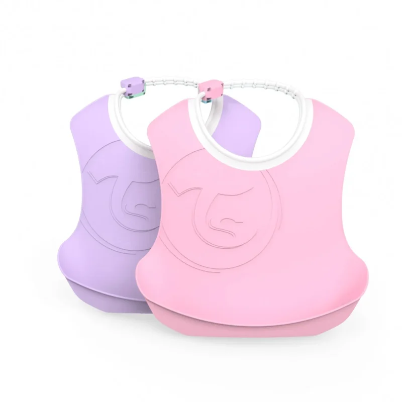 2 pack pastel baby bibs soft absorbent