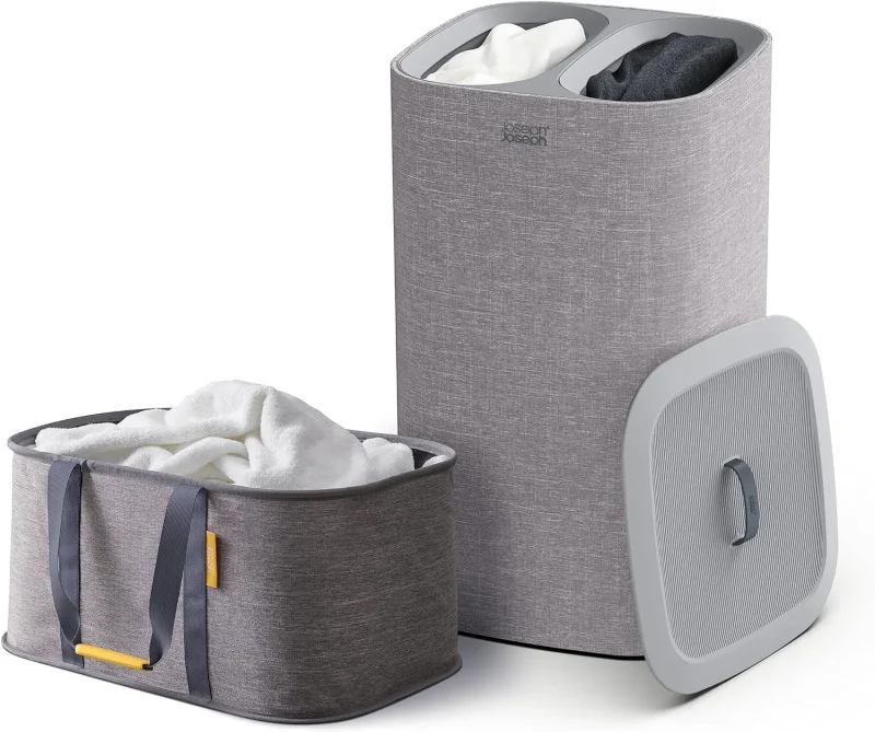 2 piece laundry basket set for home organizing