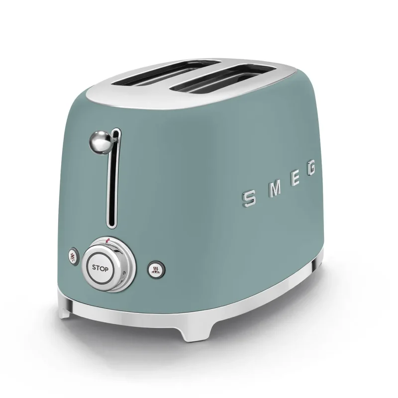 2 slice emerald green matt toaster high quality design