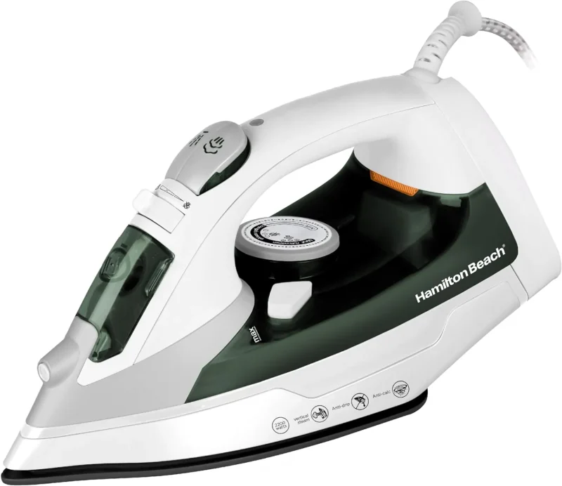 2200w anti drip non stick steam iron with anti calc