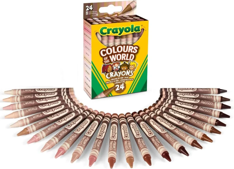 24 pack world colors crayons vibrant variety