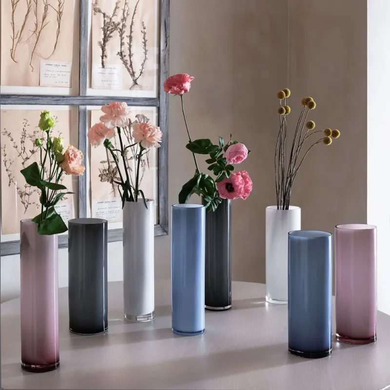 26cm cylindrical vase modern decor easy returns