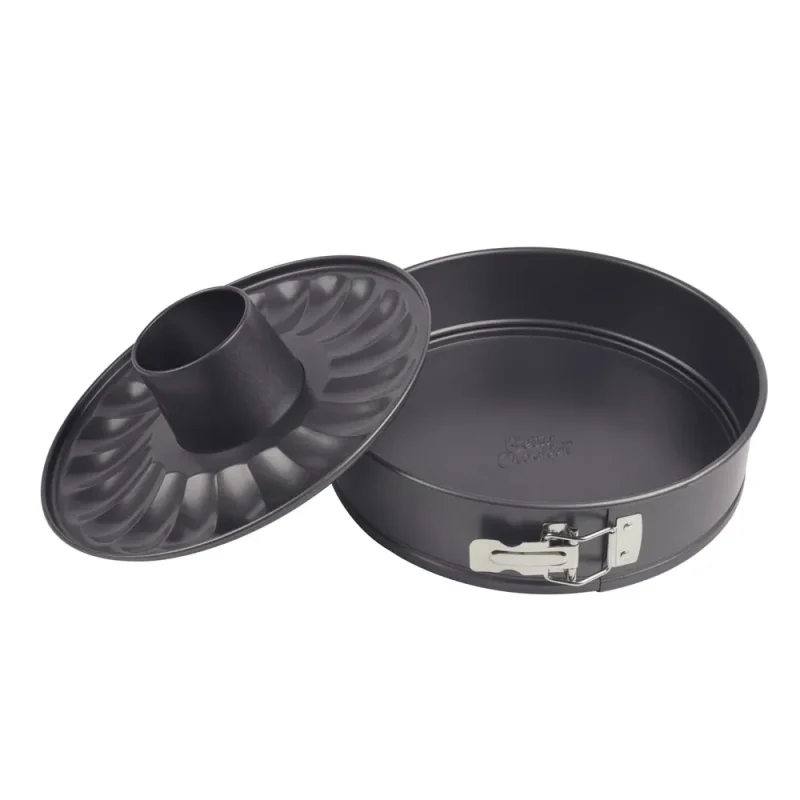 28cm dual base springform pan with lock non stick bakeware