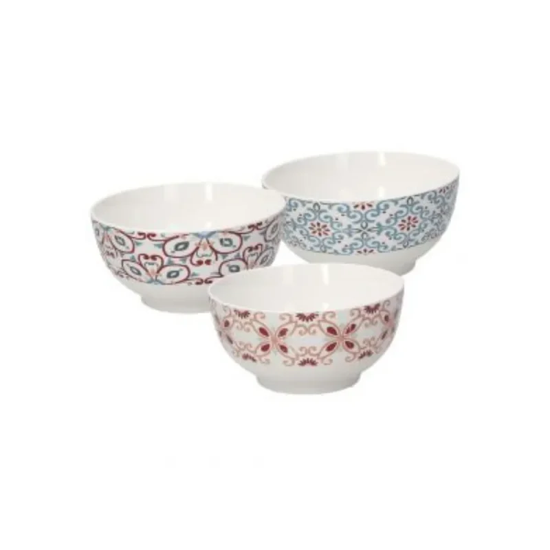 3 piece 14cm iris ribeira bowls set easy returns