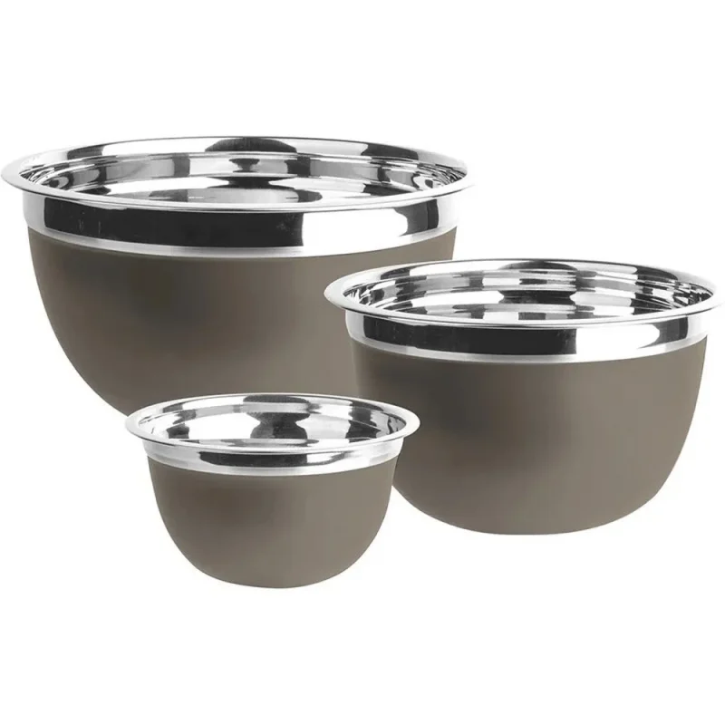 3 piece baking bowl set perfect for mixing serving