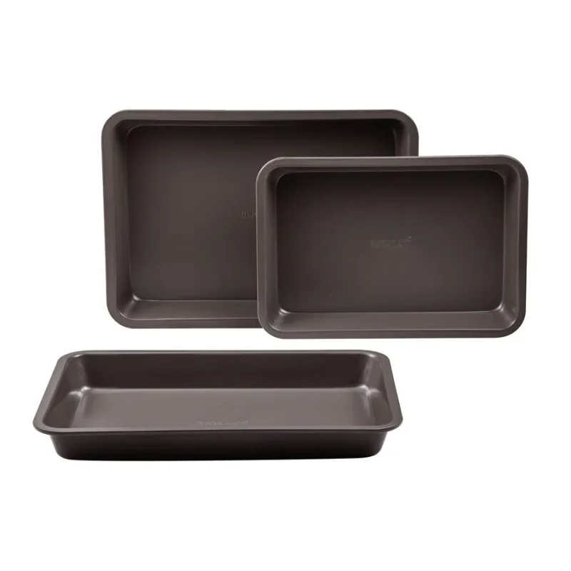 3 piece carbon steel roaster pan set limited return policy