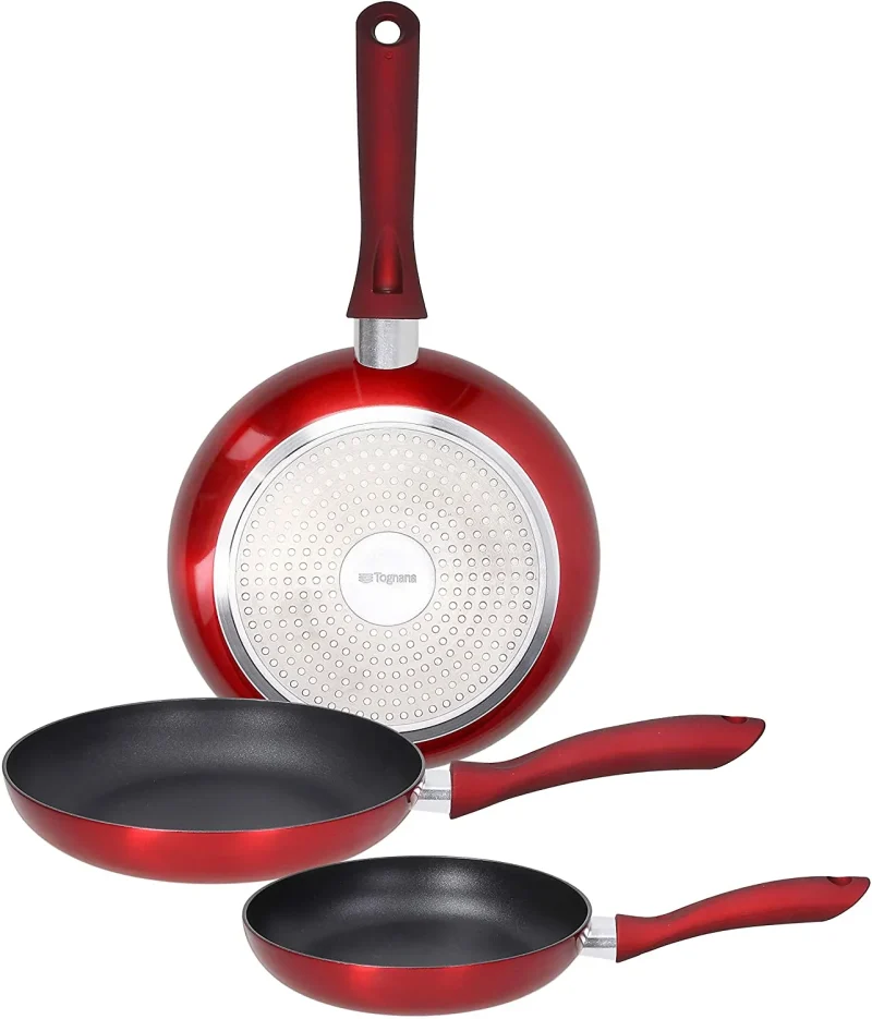 3 piece grancuci non stick cookware set