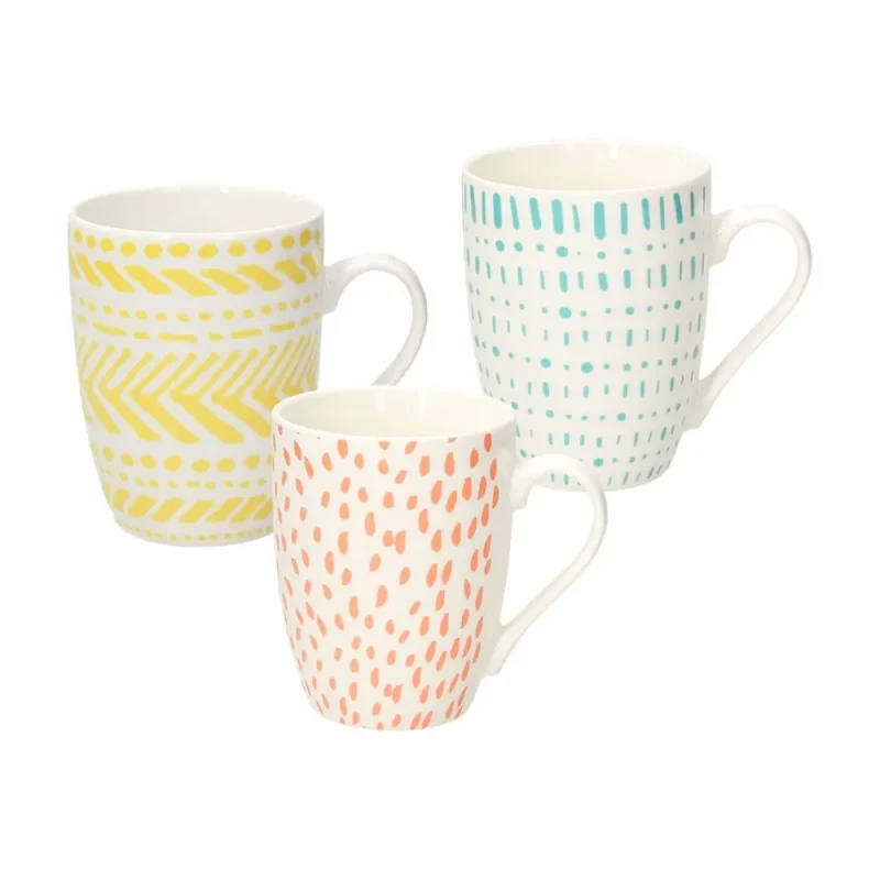 3 piece iris agua mug set easy returns