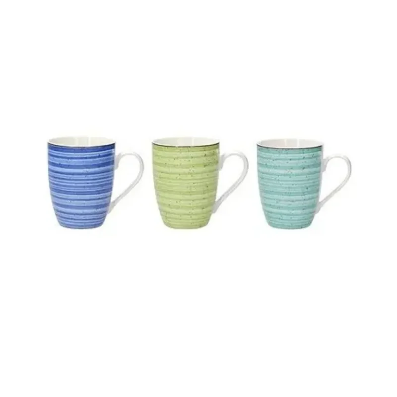 3 piece iris bahamas 350ml mug set easy returns