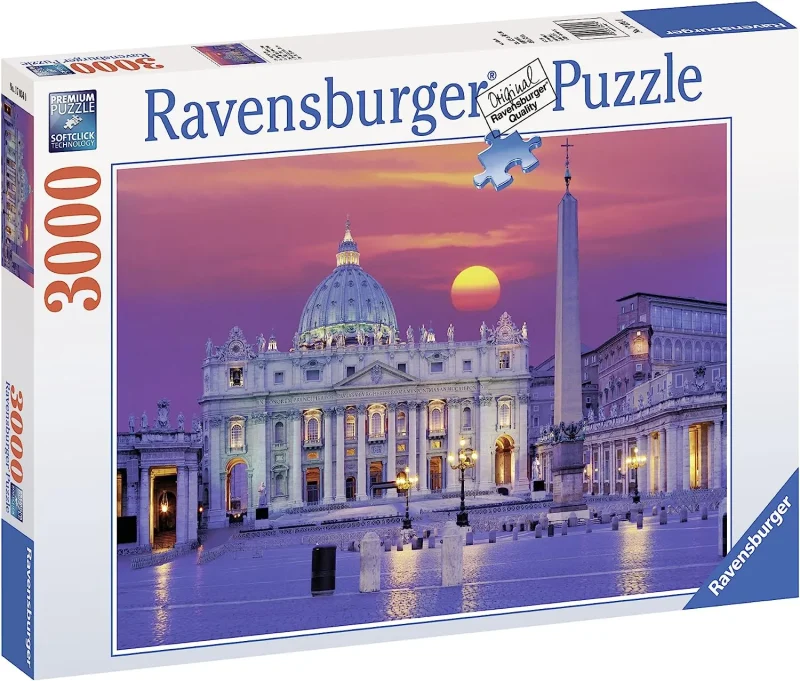 3000 piece st peter s cathedral puzzle for rome enthusiasts