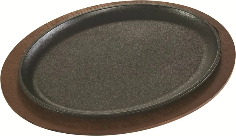 35cm oval griddle pan non stick serving