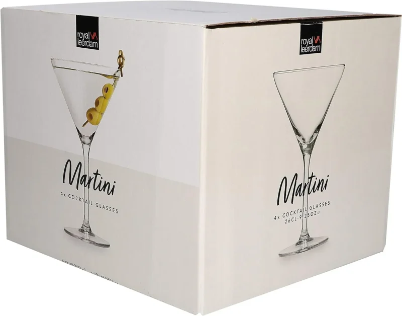 4 piece cocktail glass set