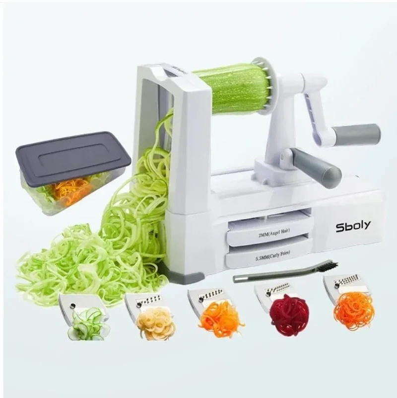 5 blade vegetable spiralizer