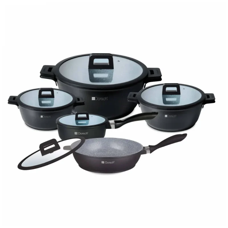 5 piece ceramic cookware set premium quality