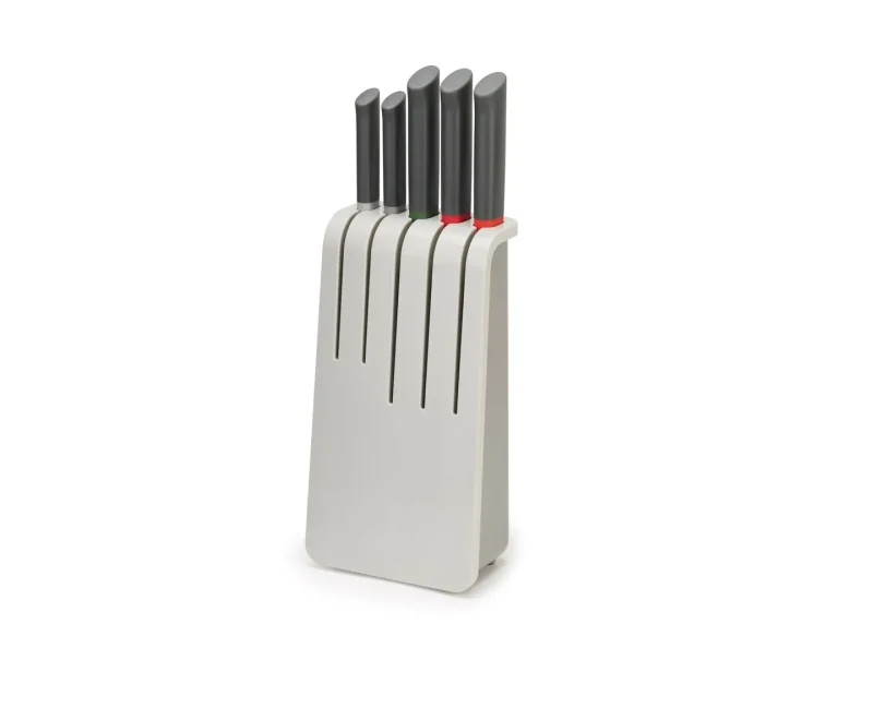 5 piece duo knife block set premium kitchen cutlery