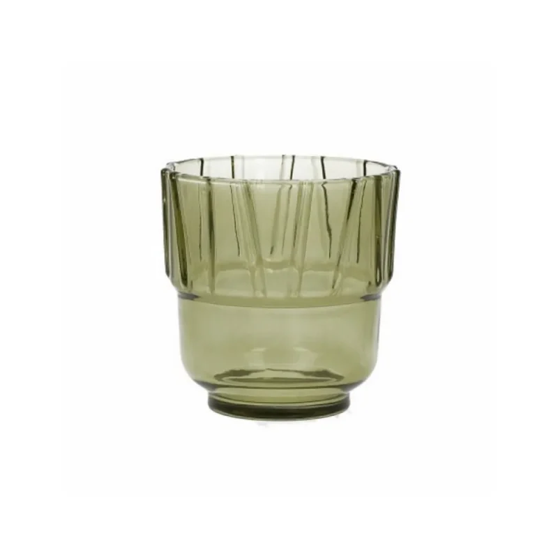 6 piece bamboo verde oliva tumbler set