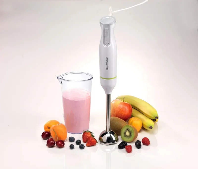 600w metal hand blender with graduated beaker