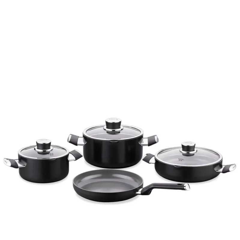 7 piece stainless steel cookware set high quality kitchen essentials