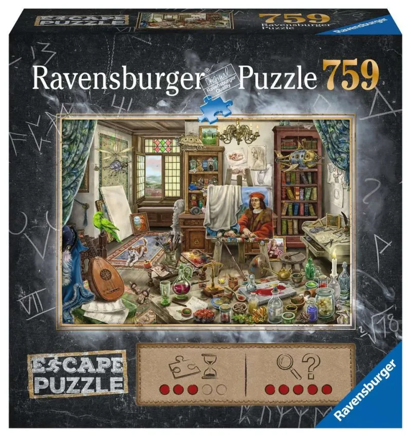 759 piece art studio jigsaw puzzle for adults