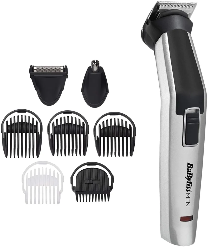 8 in 1 titanium grooming kit silver trimmer