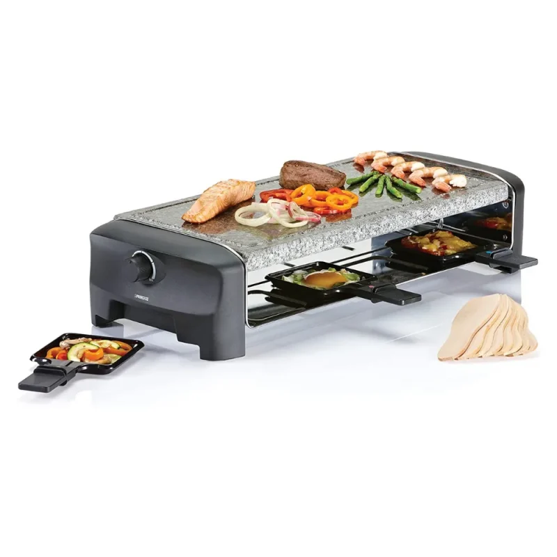 8 stone raclette grill perfect for home gatherings