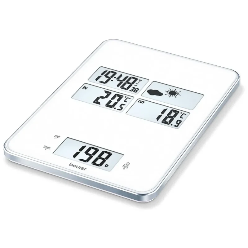 accurate white digital kitchen scale