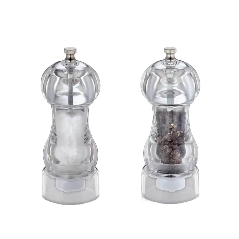 acrylic salt pepper grinder set