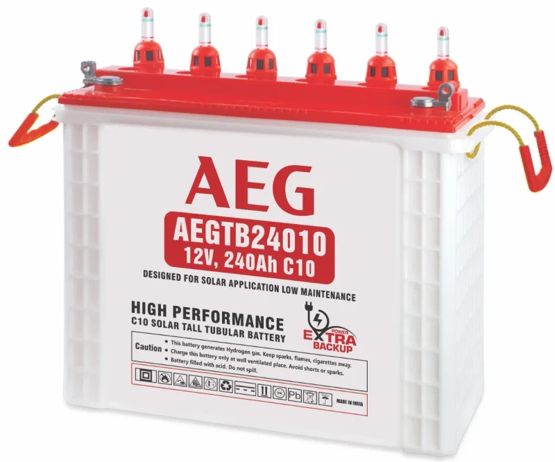 aeg 240ah solar battery high capacity c10 performance