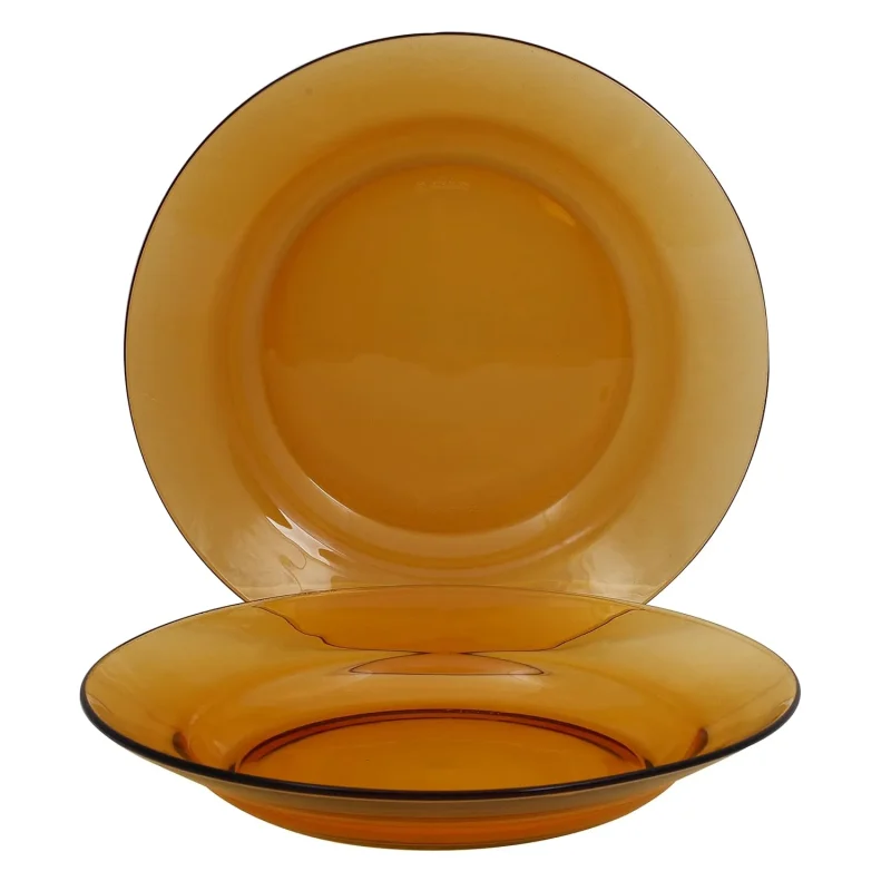 amber soup plate 23cm set of 6 premium lys brand