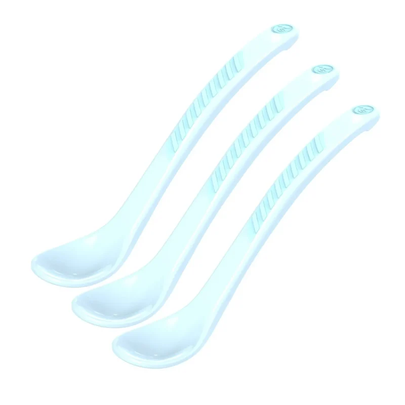 angled feeding spoons for 4 month babies 3 pack