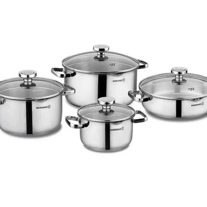 aqua 8 piece cookware set