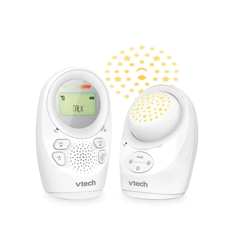 baby monitor with night light projection