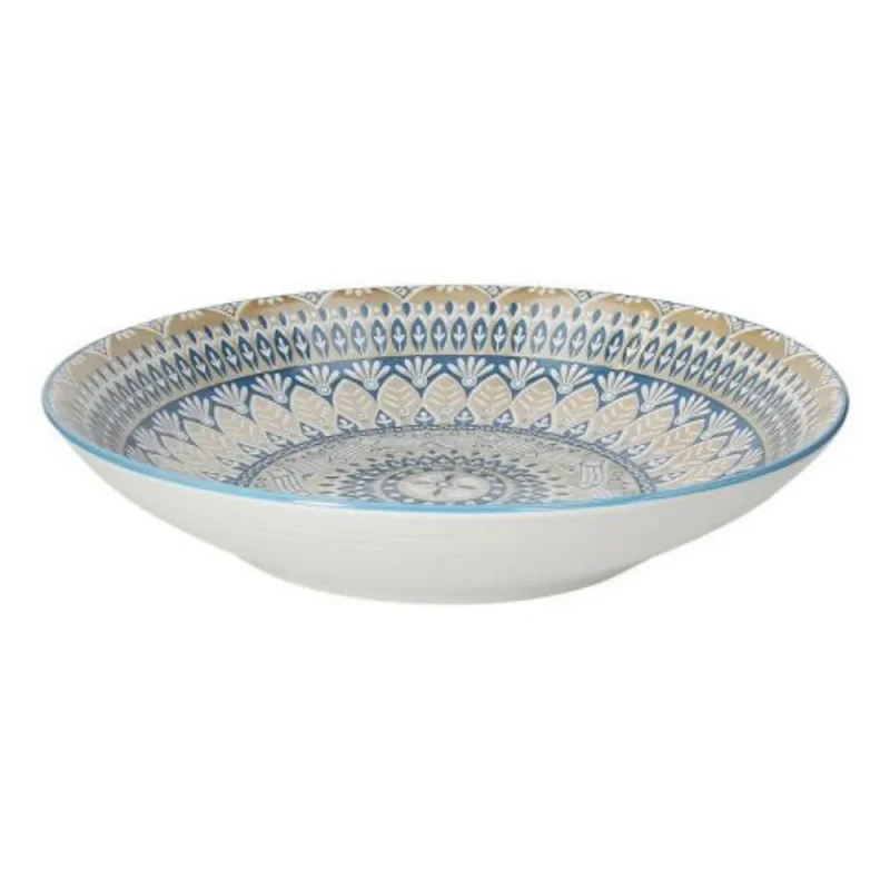 casablanca deep round serving platter