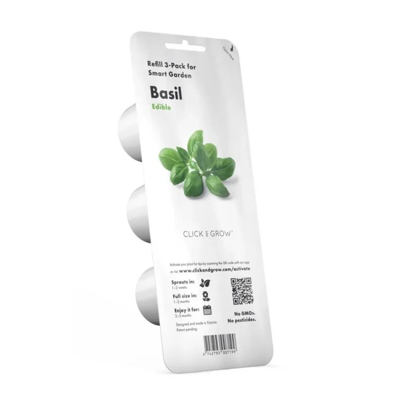 click grow basil refill perfect for smart garden