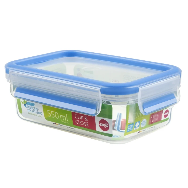 clip close 550ml rectangular storage container