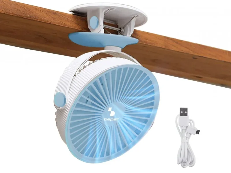 compact clip on mini fan for easy heat relief