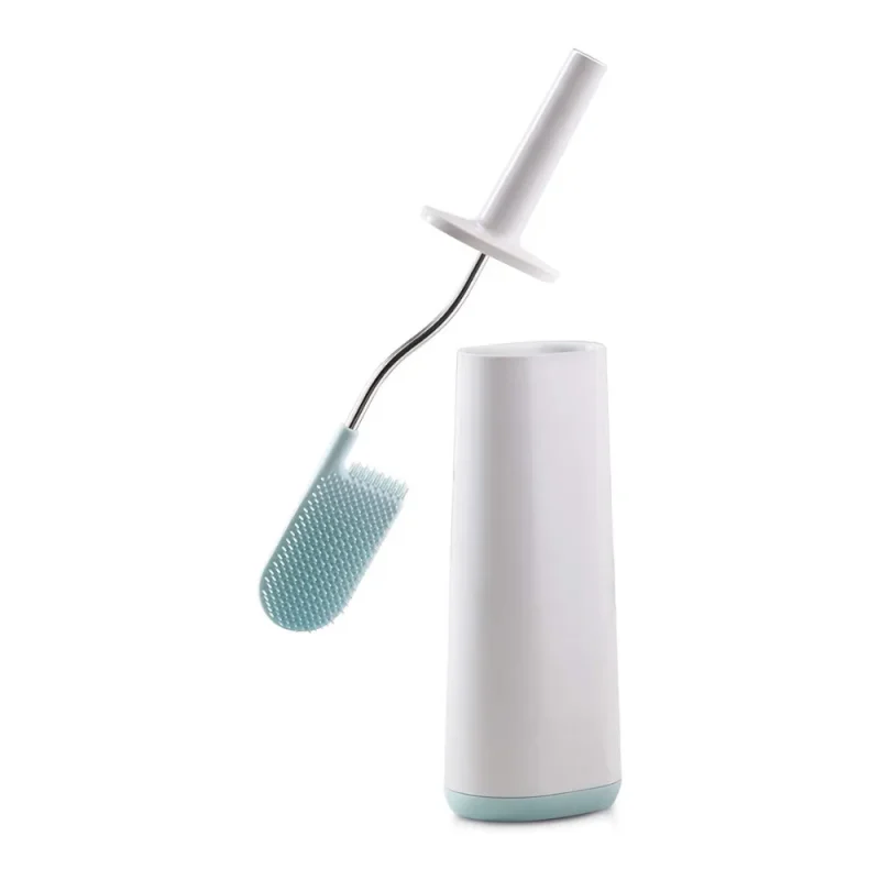 compact flex toilet brush for easy clean