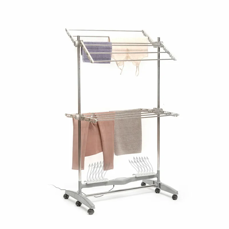 compact foldable electric drying rack enhanced airflow dryllon