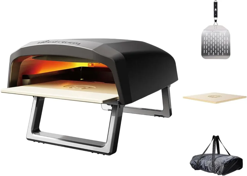 compact gas pizza oven for outdoor cooking