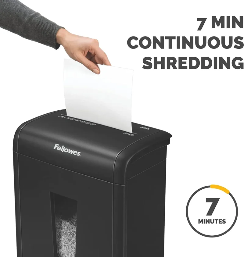 compact office paper shredder secure document destruction