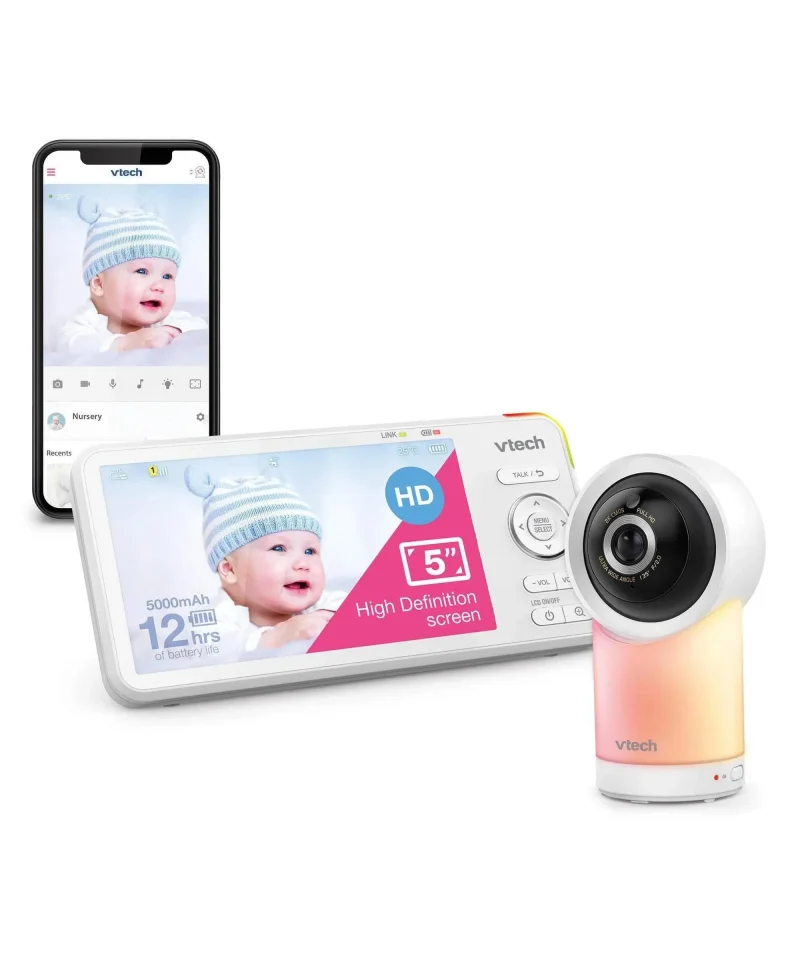 compact smart video baby monitor