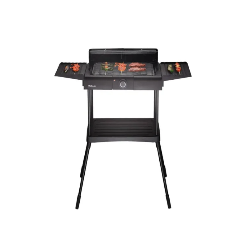 compact stand barbecue grill for easy cooking cleanup