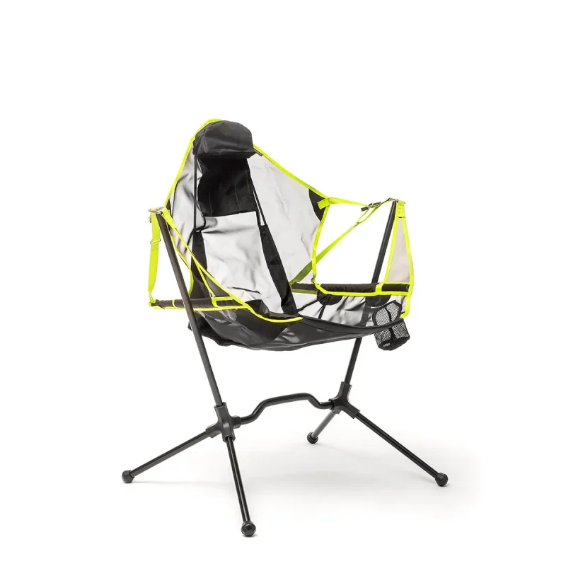 compact swing camping chair kamprock foldable and portable