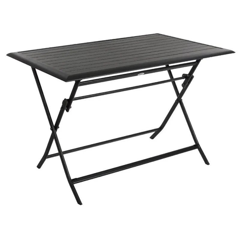 foldable azua 4 seater graphite table jja atmosphera